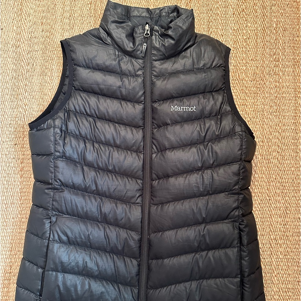 Marmot Black Down Vest Medium